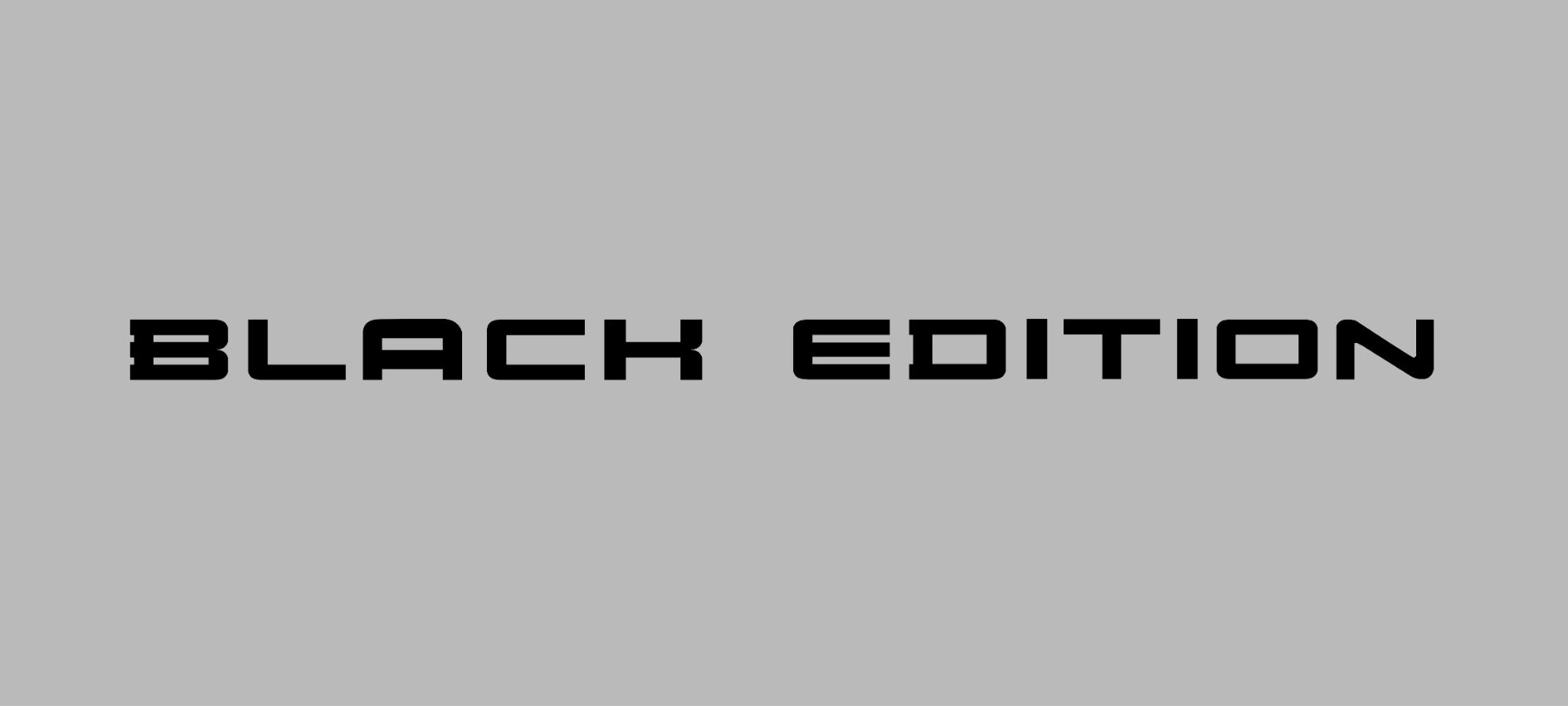 Black Edition